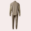 Ensemble de détente khaki 2 pièces - tenue assortie tendance pour femmes
