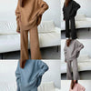 Ensemble de détente tricoté en 2 pièces - mode féminine pour la maison