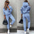 Ensemble de jogging 2 pièces - tenue décontractée tendance pour femmes