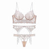 Ensemble de lingerie 2 pièces - bralette et culotte florale délicate