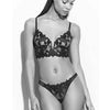 Ensemble de lingerie 2 pièces - bralette et culotte florale délicate