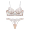 Ensemble de lingerie 2 pièces - bralette et culotte florale délicate