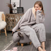Ensemble de loisirs en polaire 2 pièces - ensemble pyjama chaleureux pour femmes