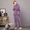 Ensemble de loisirs en polaire 2 pièces - ensemble pyjama chaleureux pour femmes