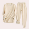 Ensemble de loungewear 2 pièces - sweat-shirt doux en polaire et joggers