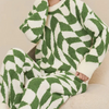 Ensemble de pyjama d'hiver 2 pièces - ensemble de détente chic pour femmes