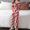 Ensemble de pyjama d'hiver 2 pièces - ensemble de détente chic pour femmes