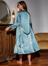 Ensemble de robe satin 2 pièces - élégante tenue de nuit pour femmes avec nuisette assortie