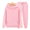 Ensemble de survêtement 2 pièces - hoodie et joggers noirs chic pour femmes