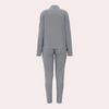 Ensemble de survêtement gris 2 pièces - mode loungewear pour femmes