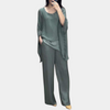 Ensemble élégant 2 pièces - haut stylé et pantalons larges