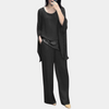 Ensemble élégant 2 pièces - haut stylé et pantalons larges