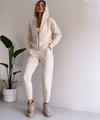 Ensemble en tricot 2 pièces - hoodie tendance et joggings assortis