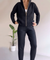 Ensemble en tricot 2 pièces - hoodie tendance et joggings assortis
