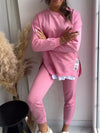 Ensemble lounge 2 pièces - loungewear en tissu doux pour la maison