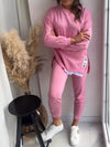 Ensemble lounge 2 pièces - loungewear en tissu doux pour la maison