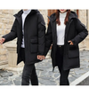 Ensemble parka d'hiver 2 pièces - manteau isolé avec capuche pour femmes