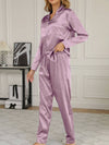 Ensemble pyjama satin 2 pièces - élégance pour dames
