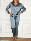 Ensemble pyjama satin 2 pièces - élégance pour dames