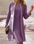 Ensemble robe manteau en dentelle - tenue sophistiquée pour les femmes