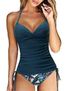 Ensemble tankini imprimé léopard - maillot de bain chic pour femmes