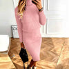 Ensemble tricoté 2 pièces - pull et jupe chic pour femmes