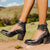 Bottines à talons pour femmes - design en cuir élégant avec des brides réglables pour toutes les occasions