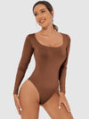 Body à manches longues - leotard sophistiqué pour femmes