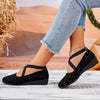 Ballerines classiques pour femmes - design élégant avec croisillon pour un style décontracté au quotidien