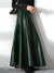 Jupe maxi en simili cuir - jupe longue sophistiquée pour femmes