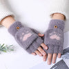 Gant sans doigts - mitaines en fausse fourrure pour femmes