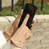 Gants en suède élégants - gants de luxe pour femmes