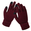 Gants tricotés 2 pièces - gants d'hiver élégants pour femmes