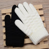 Gants tricotés 2 pièces - gants d'hiver élégants pour femmes