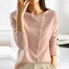 Gilet à boutons - cardigan en tricot doux pour femmes, couche élégante et polyvalente