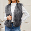 Gilet en fausse fourrure - gilet tendance pour femmes