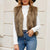 Gilet en fausse fourrure - gilet tendance pour femmes