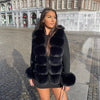 Gilet en fausse fourrure pour femmes - pièce élégante pour l'hiver