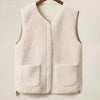 Gilet en polaire - veste zippée chaleureuse pour femmes