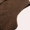 Gilet en sherpa - veste chic à boutons pour femmes