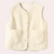 Gilet en sherpa - veste chic à boutons pour femmes