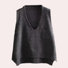 Gilet en tricot - sweat-shirt sans manches pour femmes tendance