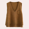 Gilet en tricot - sweat-shirt sans manches pour femmes tendance