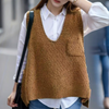 Gilet en tricot - sweat-shirt sans manches pour femmes tendance