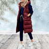 Gilet long matelassé - manteau sans manches pratique pour femmes