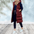 Gilet long matelassé - manteau sans manches pratique pour femmes