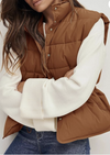 Gilet rembourré - veste sans manches élégante pour femmes