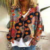 Gilet tricoté coloré - pull oversize dynamique pour femmes