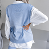 Gilet tricoté - débardeur chic pour femmes