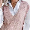 Gilet tricoté - débardeur chic pour femmes